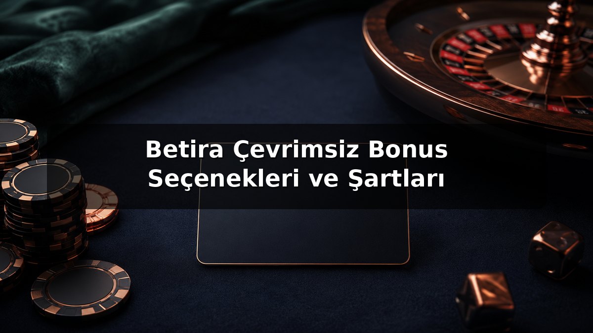 Betira Çevrimsiz Bonus Seçenekleri ve Şartları konulu Betira görseli