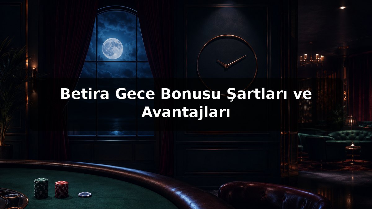 Betira Gece Bonusu Şartları ve Avantajları konulu Betira görseli