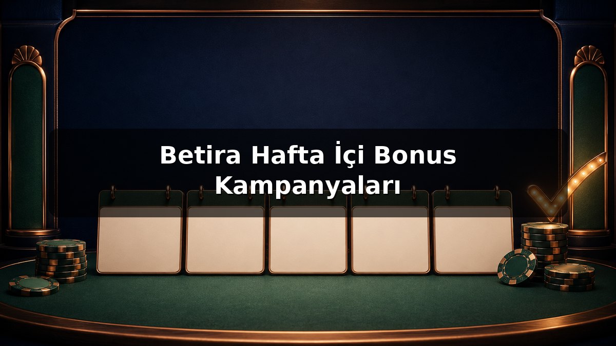 Betira Hafta İçi Bonus Kampanyaları konulu Betira görseli