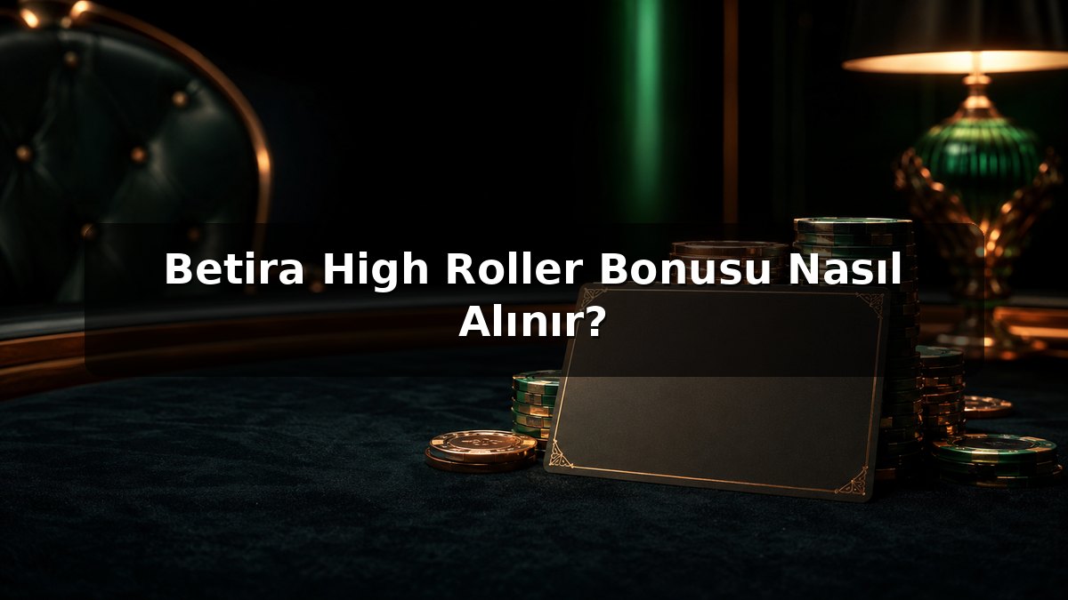 Betira High Roller Bonusu Nasıl Alınır? konulu Betira görseli
