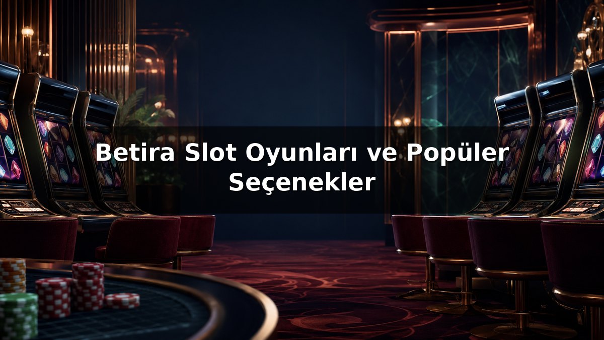 Betira Slot Oyunları ve Popüler Seçenekler konulu Betira görseli